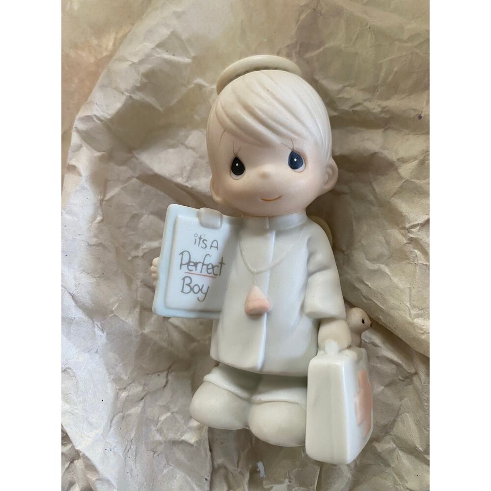 Precious Moments 525286 It's A Perfect Boy Mini-Nativity Addition Figurine